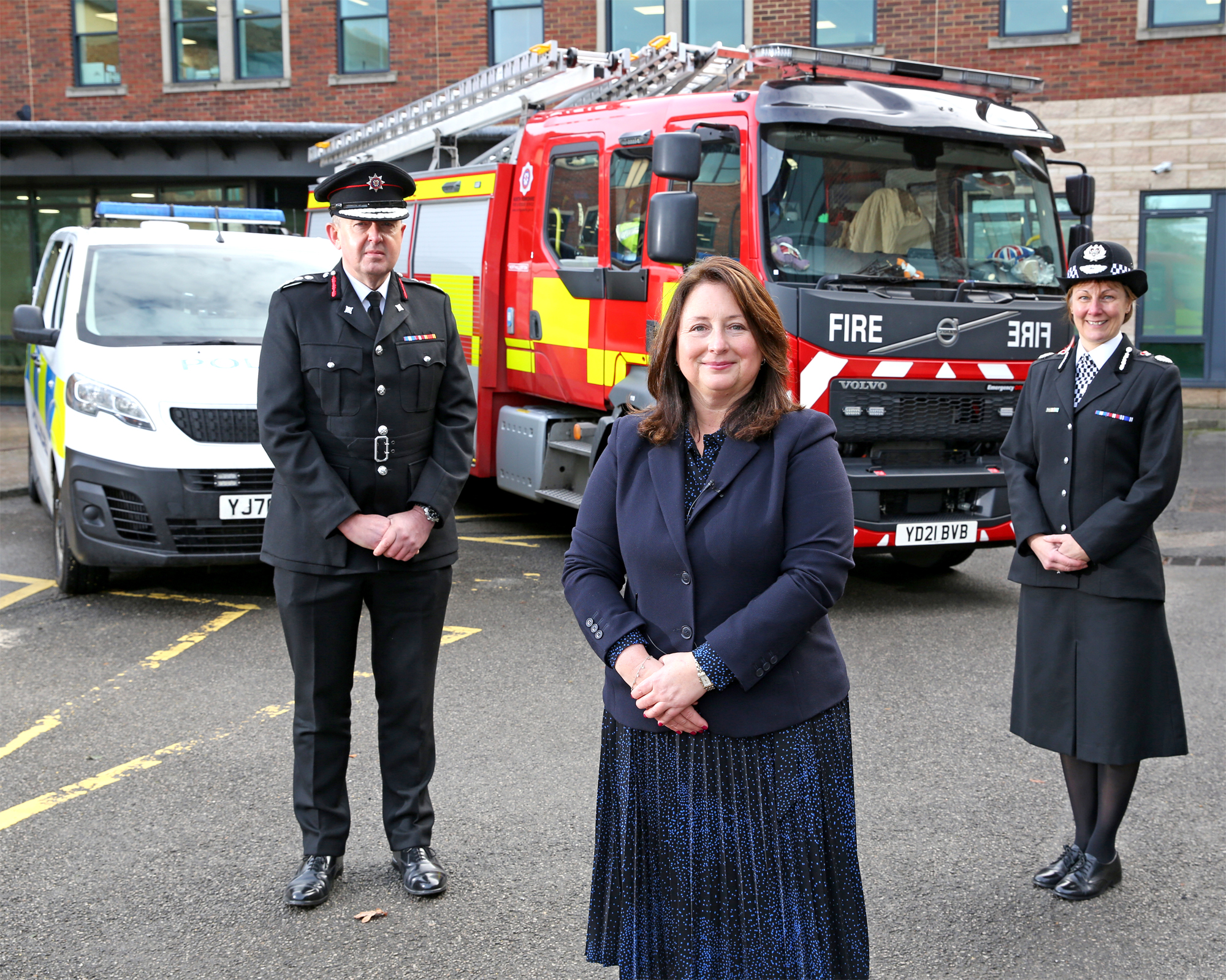 CFO Jon Foster - PFCC Zoe Metcalfe - CC Lisa Winward